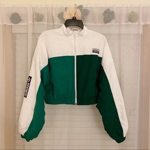 adidas Green and White Jacket